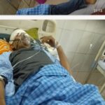 आजमगढ़ जनपद के वरिष्ठ पत्रकार और उनके पुत्र कार दुर्घटना में हुए गंभीर रूप से घायल